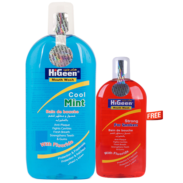 Higeen MouthWash Offer 400Ml +110Ml Free
